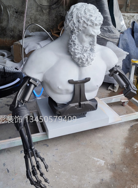 大力神人物头像模型雕塑摆件