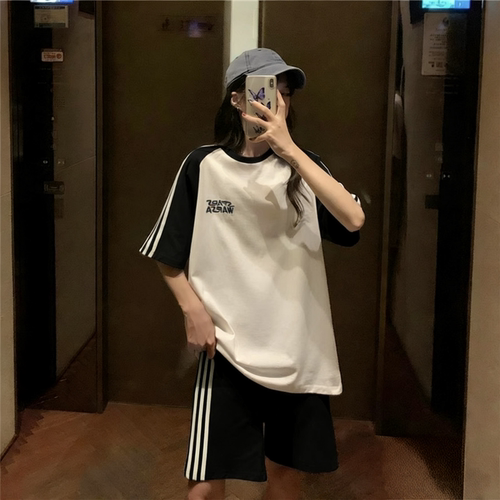 中考体育考试专用运动服套装女生初中学生体考短裤跑步服装中招夏 - 图3