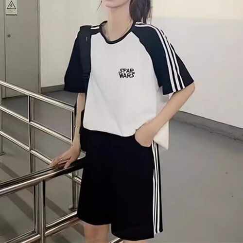 中考体育考试专用运动服套装女生初中学生体考短裤跑步服装中招夏 - 图1