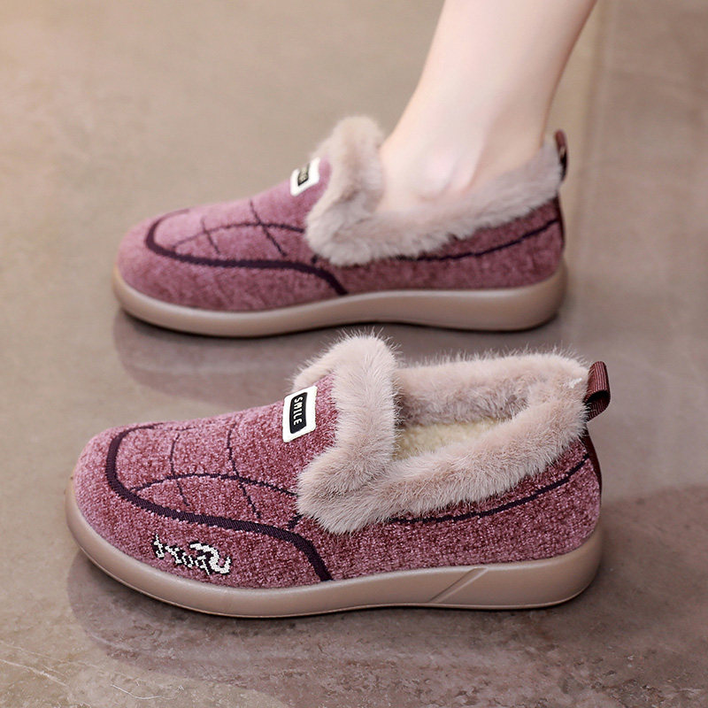 2025冬季新款老北京棉鞋女保暖防寒雪地靴软底防滑加绒加厚妈妈鞋,淘宝优惠券,粉丝福利购,淘宝优惠卷