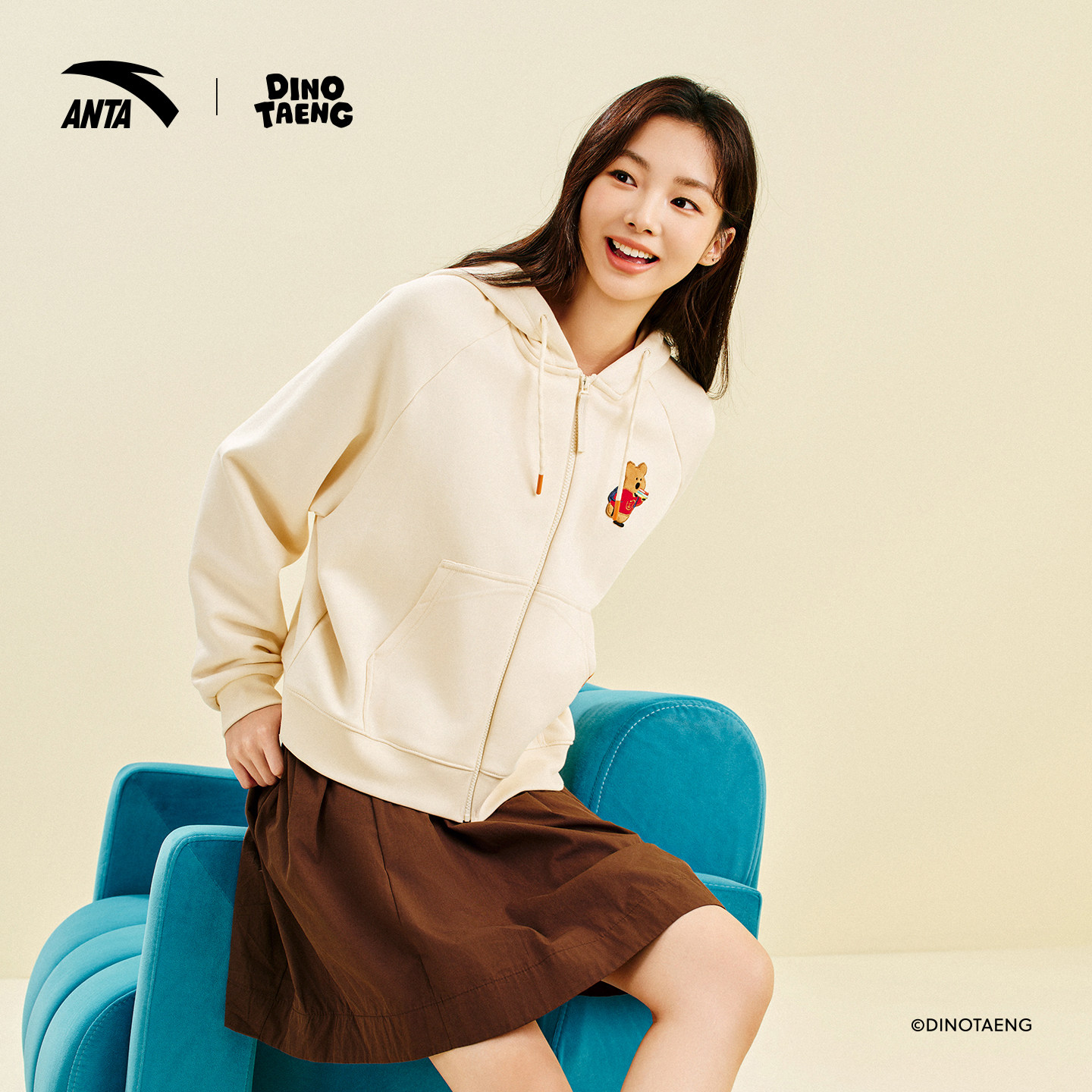 安踏×呆萌町联名外套女2025新款宽松刺绣连帽开衫卫衣162548730,淘宝优惠券,粉丝福利购,淘宝优惠卷