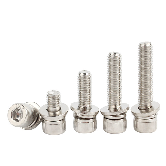 Hexagon screws with pad