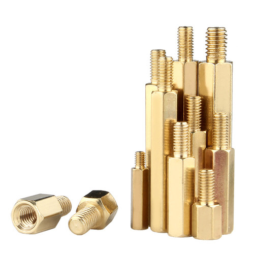 六角铜柱M2M2.5M3M4M5M6单头六角隔离柱铜柱主板机箱螺柱螺丝柱 - 图3