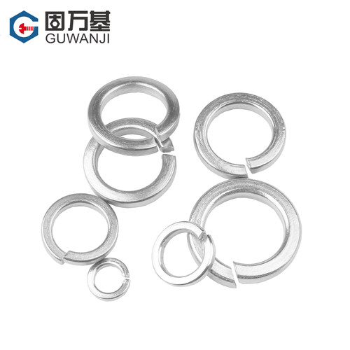 铁白锌加厚开口弹垫加宽弹簧垫圈弹性金属垫片M5M6M8M10M12-M20 - 图3