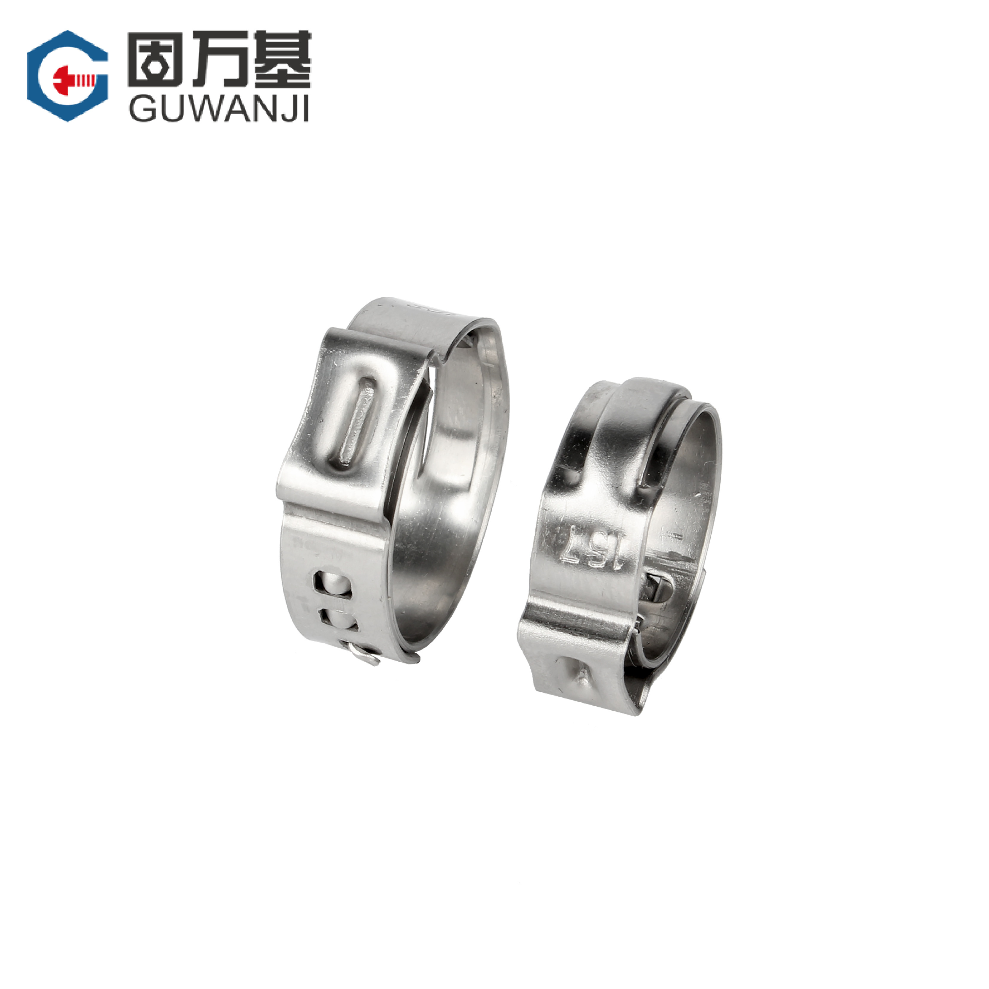 304不锈钢单耳无极卡箍强力抱箍固定卡扣管卡水管油气管喉箍卡子,淘宝优惠券,粉丝福利购,淘宝优惠卷