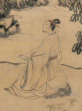 沈周寿陆母八十山水图高清艺术
