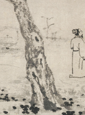 明代画国画简约画新中式禅意画