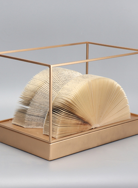 铁折纸新中式客厅茶几装饰品摆件