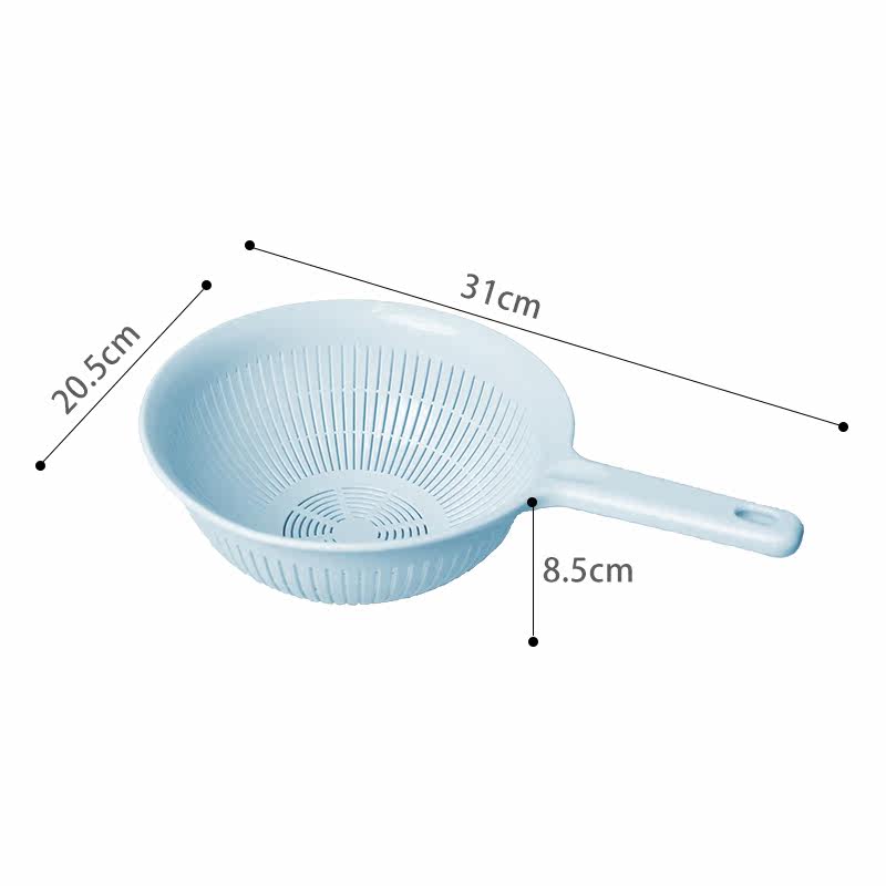 长手柄沥水篮塑料淘米盆篮子淘米箩厨房带手柄水果蔬菜沥水器篮子,淘宝优惠券,粉丝福利购,淘宝优惠卷