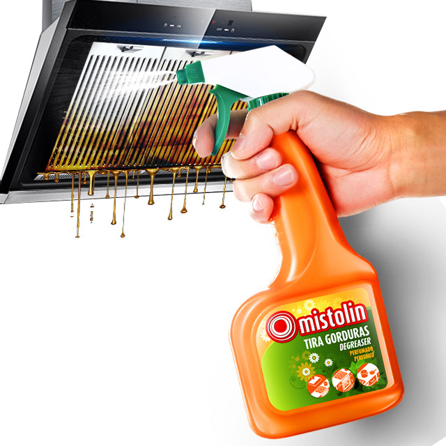 进口厨房抽油烟机去重油污油污净 mistolin怡和油污清洁剂