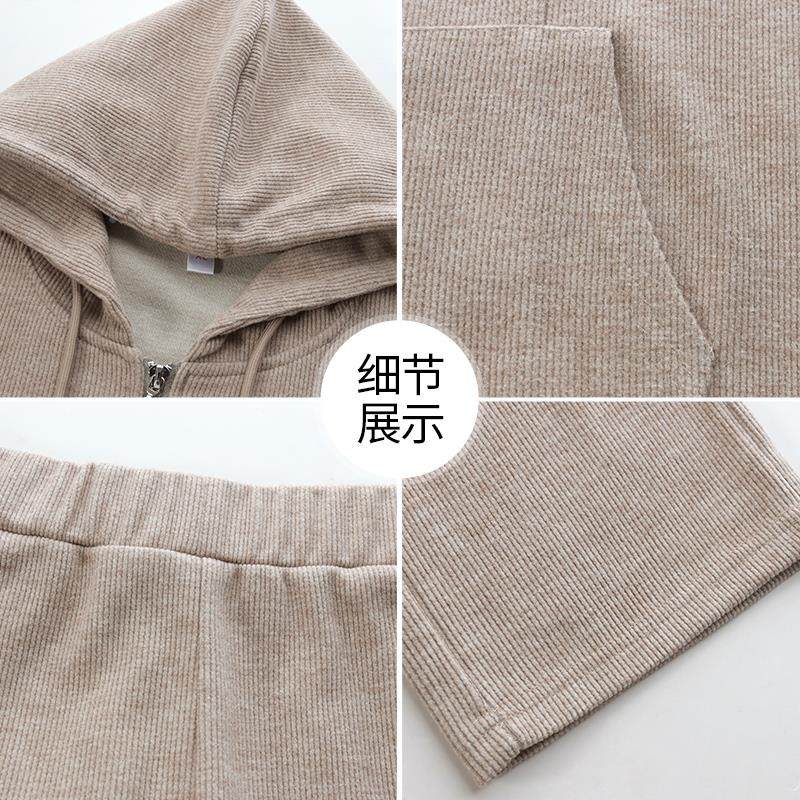 运龄动服套装87812141女衣春秋新减款显瘦洋气妈妈连帽卫休闲服两,淘宝优惠券,粉丝福利购,淘宝优惠卷