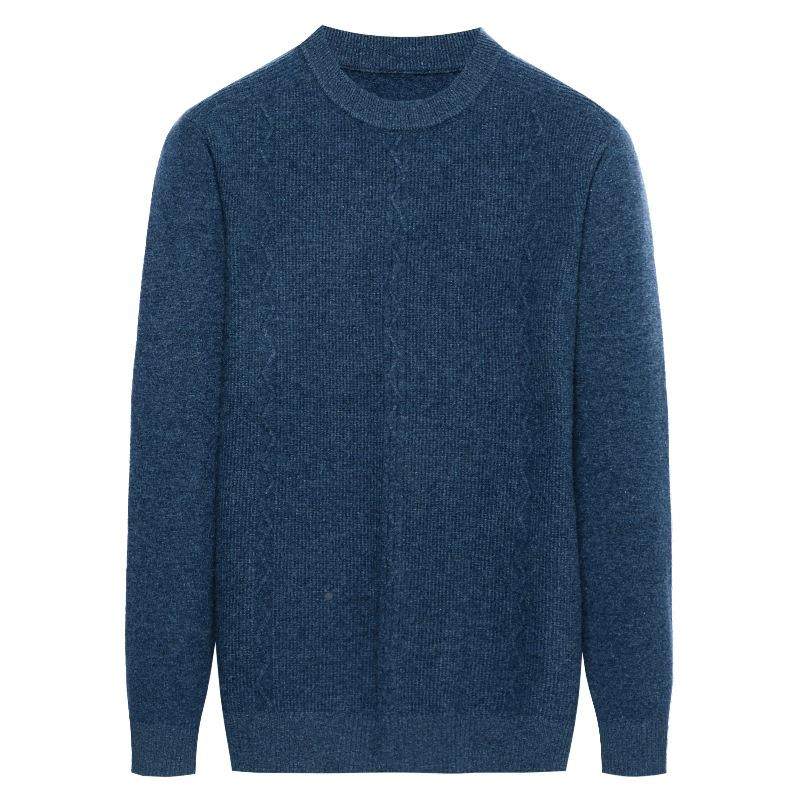 毛衣冬季新款闲男士男羊毛衫羊圆领休针织打底衫中青年Y812-B+绒,淘宝优惠券,粉丝福利购,淘宝优惠卷