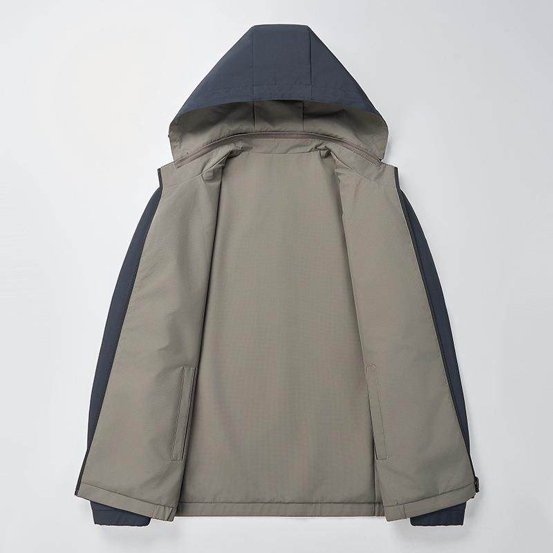 年新款双面男士夹克外套春夹秋连帽大码闲中年商F09-F10-务穿休上,淘宝优惠券,粉丝福利购,淘宝优惠卷