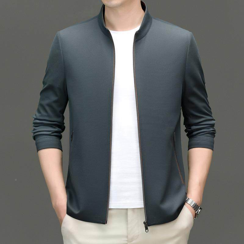 柜8786正品夹克男士春秋季薄款中年专球棒领外套立防风领休闲夹克,淘宝优惠券,粉丝福利购,淘宝优惠卷
