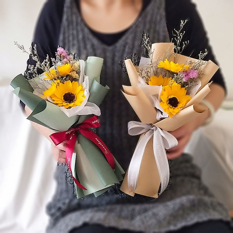 三八节向日葵花束单支仿真花香皂花干花满天星ins送同学毕业礼物 花儿の创意礼品工坊 淘优券 三八节向日葵花束单支仿真花香皂花干花满天星ins送同学毕业礼物 花儿の创意礼品工坊 淘优券