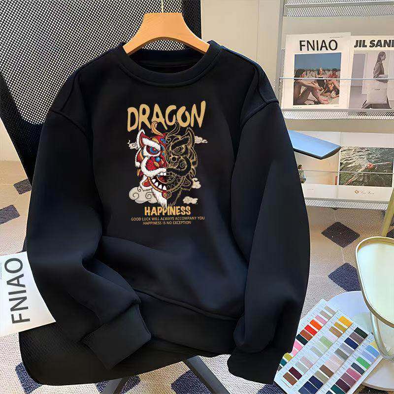 美式潮牌圆领卫衣男士秋季新款ins潮流宽松休闲百搭长袖上衣外套,淘宝优惠券,粉丝福利购,淘宝优惠卷