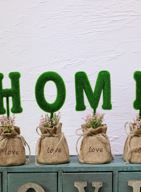 仿真植物盆栽办公室桌面窗台摆件