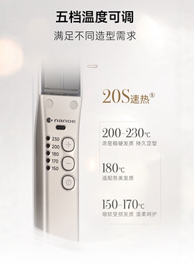 [政府补贴]松下膜发棒直板夹HN10