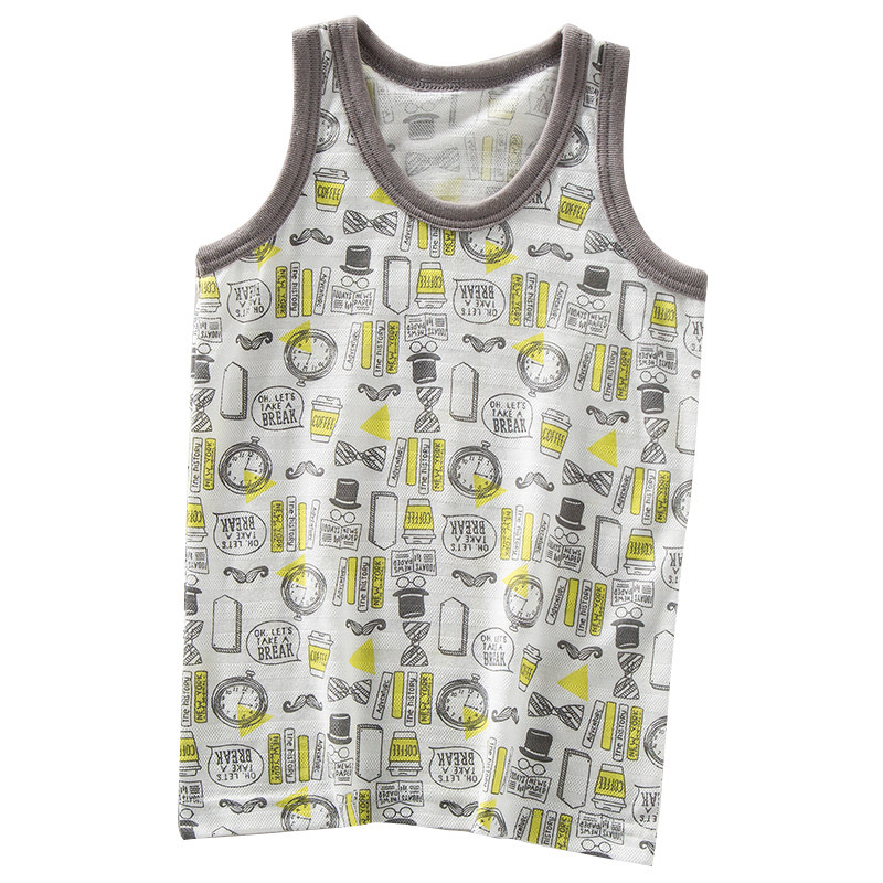 儿童背心男童纯棉夏季男孩打底上衣中小童装背心宝宝无袖T恤速干,淘宝优惠券,粉丝福利购,淘宝优惠卷