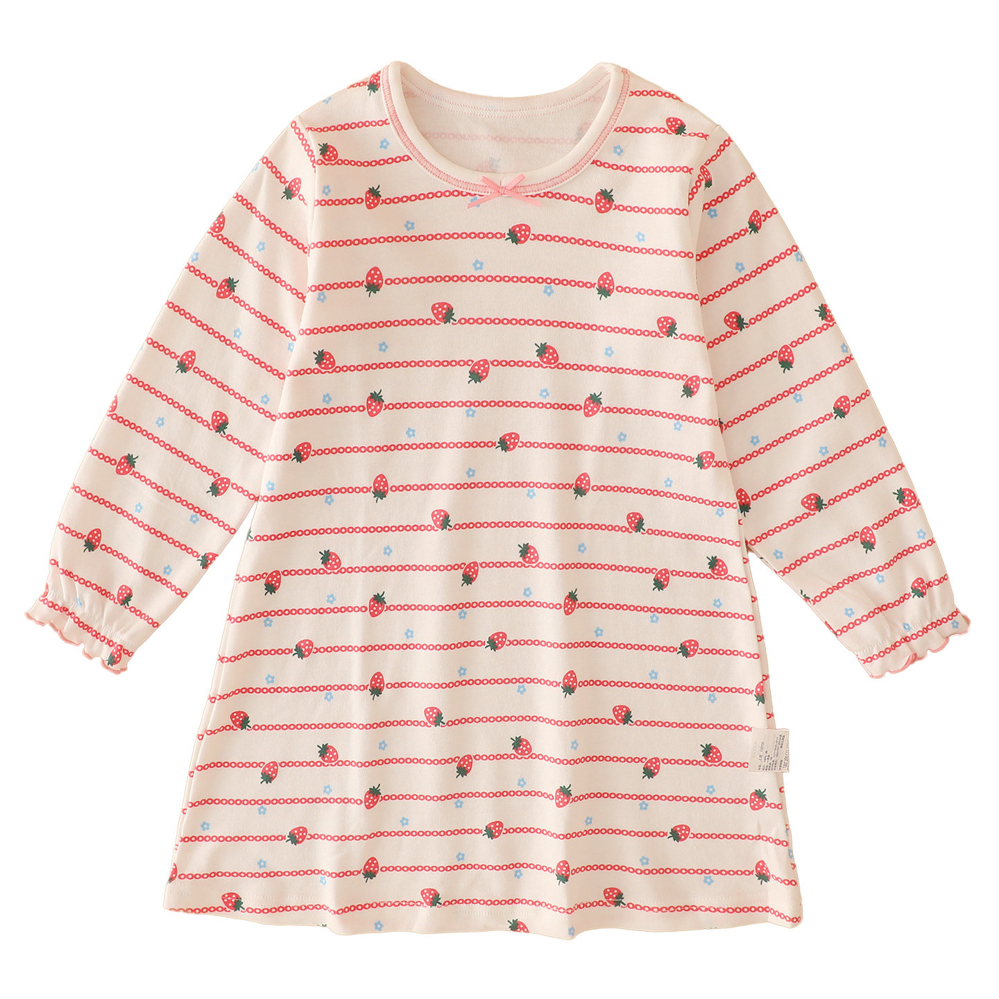 儿童睡衣A类纯棉小女孩公主裙中小童卡通可爱长袖女童睡裙无荧光,淘宝优惠券,粉丝福利购,淘宝优惠卷