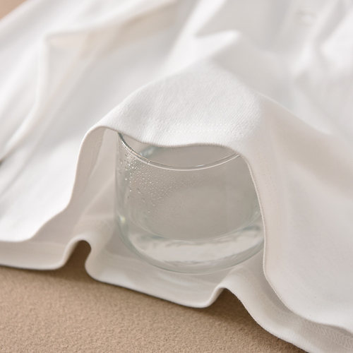 儿童纯色POLO翻领打底衫女童白色校服内搭上衣男童纯棉长袖T衬衫 - 图1