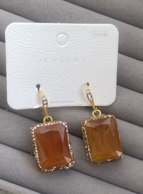 会变色苏丹石项链毛衣链四件套镶嵌套装项链手链戒指