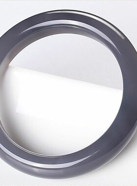 外蒙料高仿新疆和田玉烟紫玉镯子女款手镯紫色玉镯简约时尚手饰品