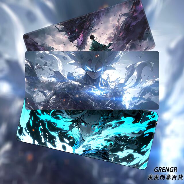 Oversized mouse pad game anime mat desk pad computer keyboard wrist pad mouse pad anti-slip edge lock