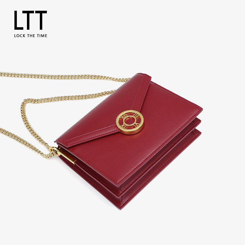 ltt reg真皮小众设计2020链条包包 lttlockthetime女士包袋