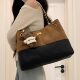 Super popular small fragrant style rhombus chain suede frosted bag