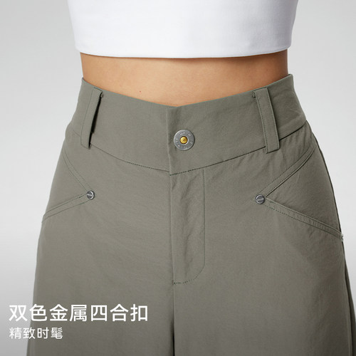【香蕉裤】户外长裤春秋女宽松运动休闲裤弯刀裤PT061 | 粒子狂热 - 图3