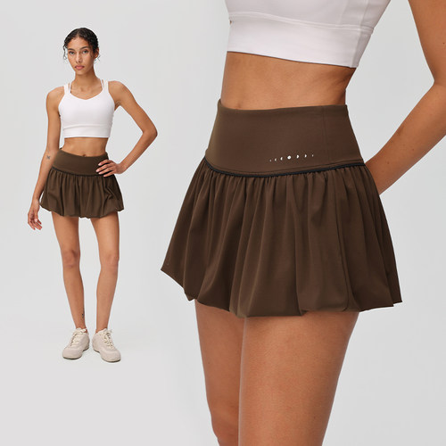 【网球裙】运动短裙春夏女高弹力高尔夫羽毛球裙SK050 | 粒子狂热 - 图0