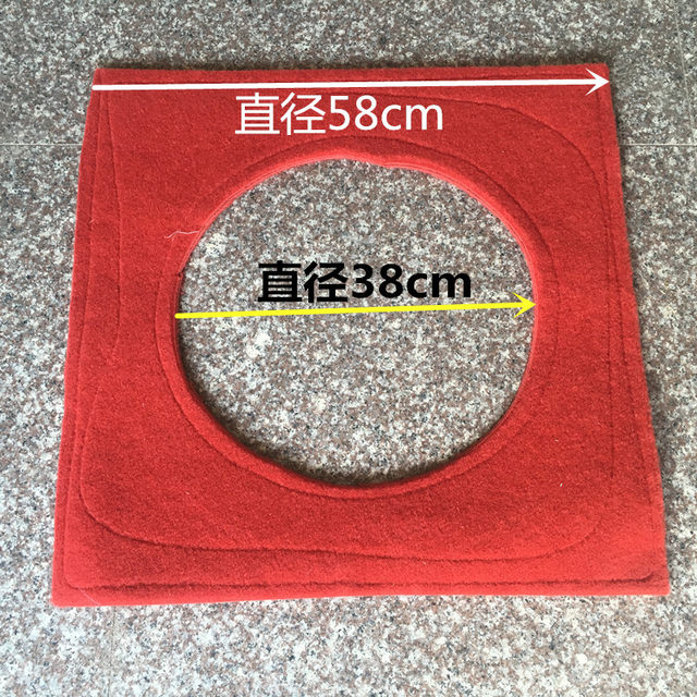 Red steam cushion steamed bun seal ring thickened
