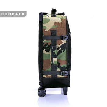 COMBACK Camouflage Series Trolley Bag ຄວາມອາດສາມາດຂະຫນາດໃຫຍ່ ກະເປົາເດີນທາງຜູ້ຊາຍ ກະເປົາຖືເບົາ ກະເປົາຜູ້ຊາຍ Original Trendy Brand