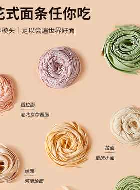 九阳LINE全自动加水面条机家用小型电动智能饺子皮机和面机M511XL