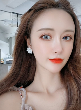 百搭耳夹无耳洞女花朵耳钉
