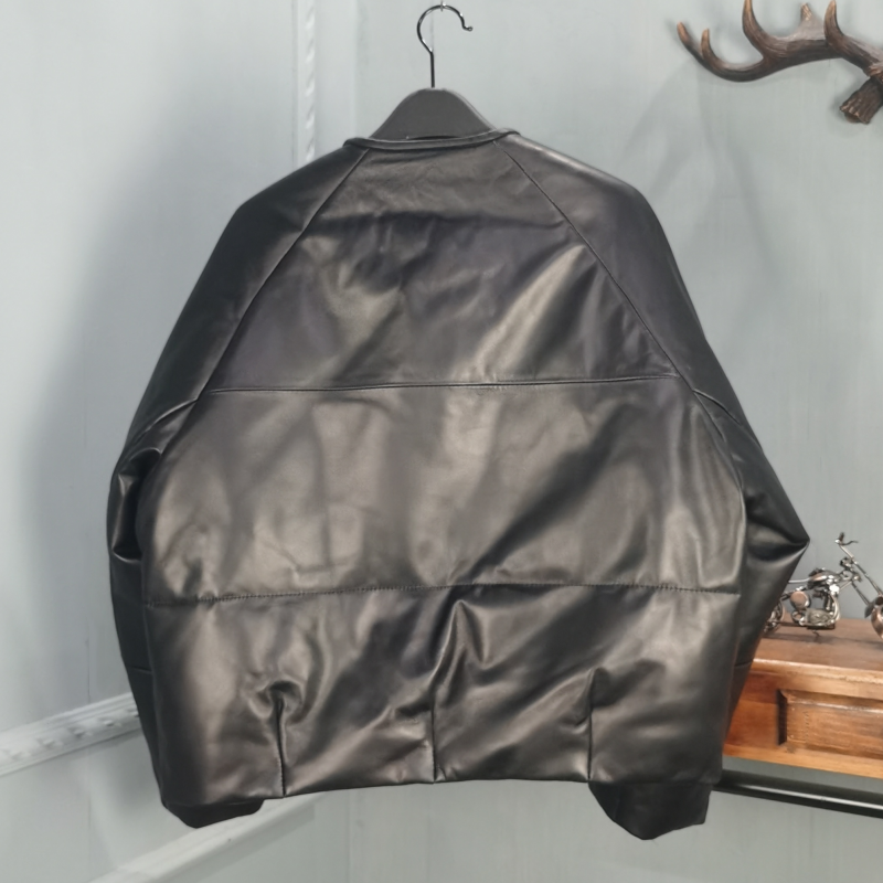 欧洲站2025冬季新款真皮复古绵羊皮短款羽绒服外套女白鸭绒,淘宝优惠券,粉丝福利购,淘宝优惠卷