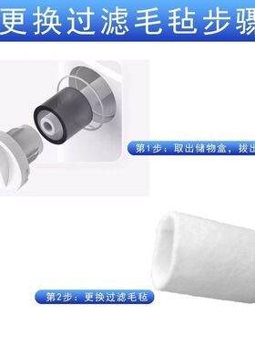 适配欧姆龙制氧机过滤棉Y316/Y317呼吸配件511W/512W滤芯滤网5片