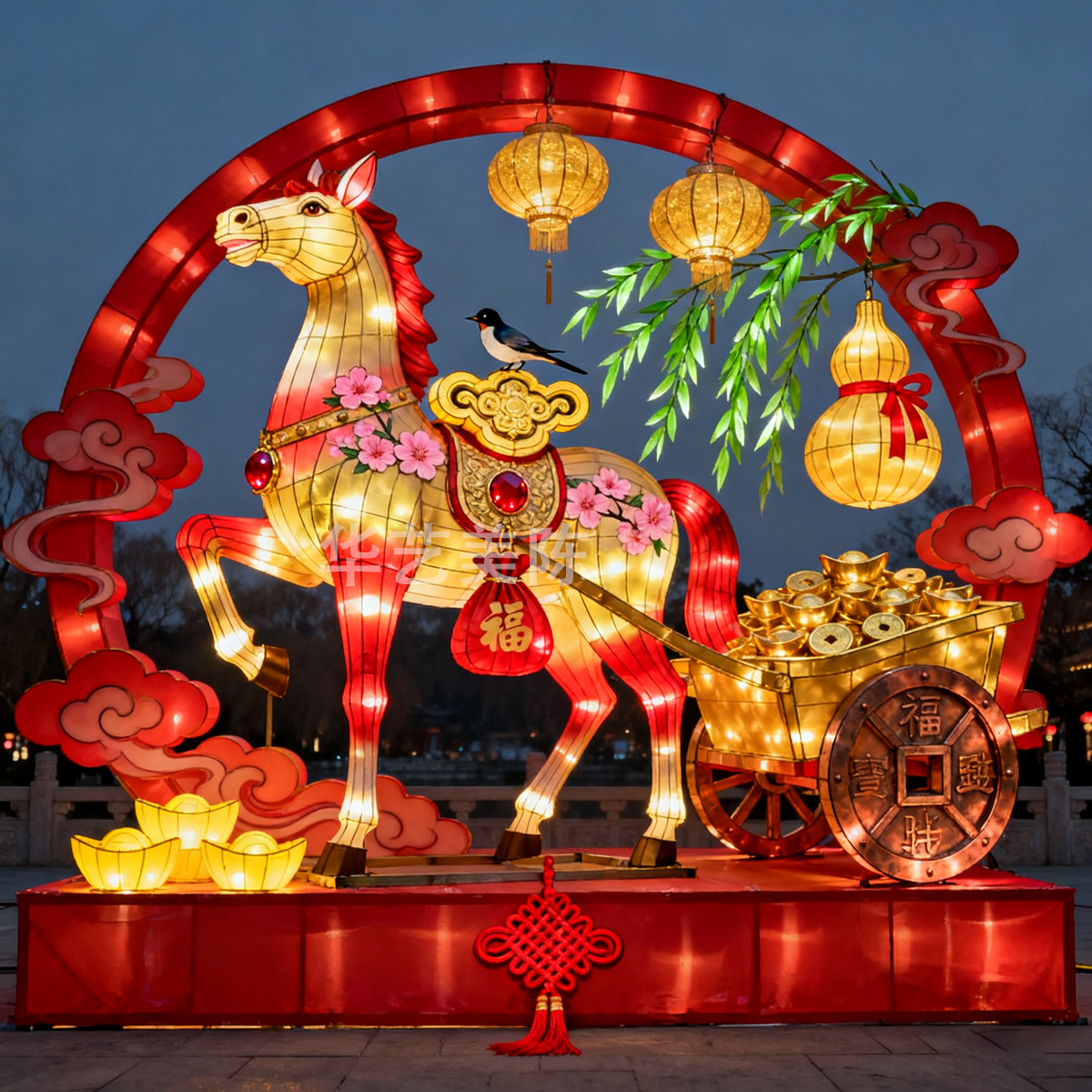 马年春节大型花灯2026年新款元宵灯会景区灯展非遗自贡彩灯定制,淘宝优惠券,粉丝福利购,淘宝优惠卷