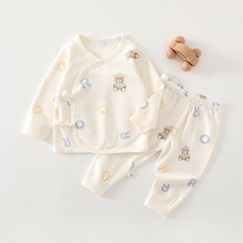 0-6月新生儿和尚服分体套装宝宝内衣纯棉四季衣服春秋无骨绑带,淘宝优惠券,粉丝福利购,淘宝优惠卷