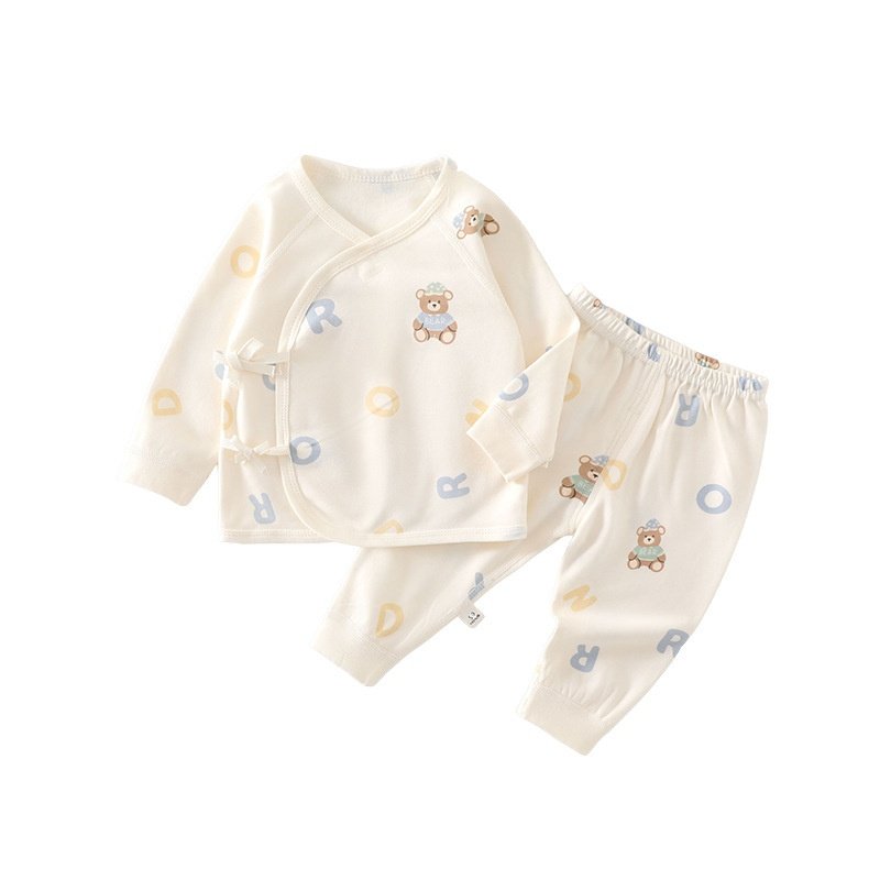 0-6月新生儿和尚服分体套装宝宝内衣纯棉四季衣服春秋无骨绑带,淘宝优惠券,粉丝福利购,淘宝优惠卷