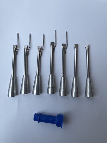 汽车车门胶嘴钣金胶枪大梁门边燕尾枪头门窗打胶刮板神器胶咀套装 - 图1