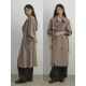 Popchrio draped ເປືອກຫຸ້ມນອກຍາວກາງ