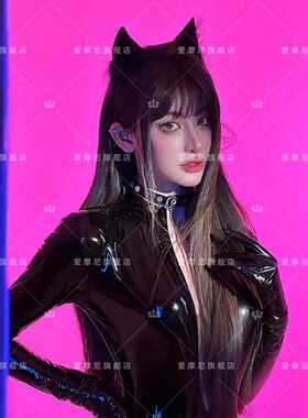 影楼新款万圣节梦中情猫少女写真主题服装个性汤姆猫 cos艺术照服