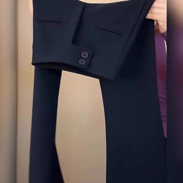 2398#regular 49#plus velvet 55#flared casual pants for women, new elastic non-leg-fitting large size fat mm flared pants