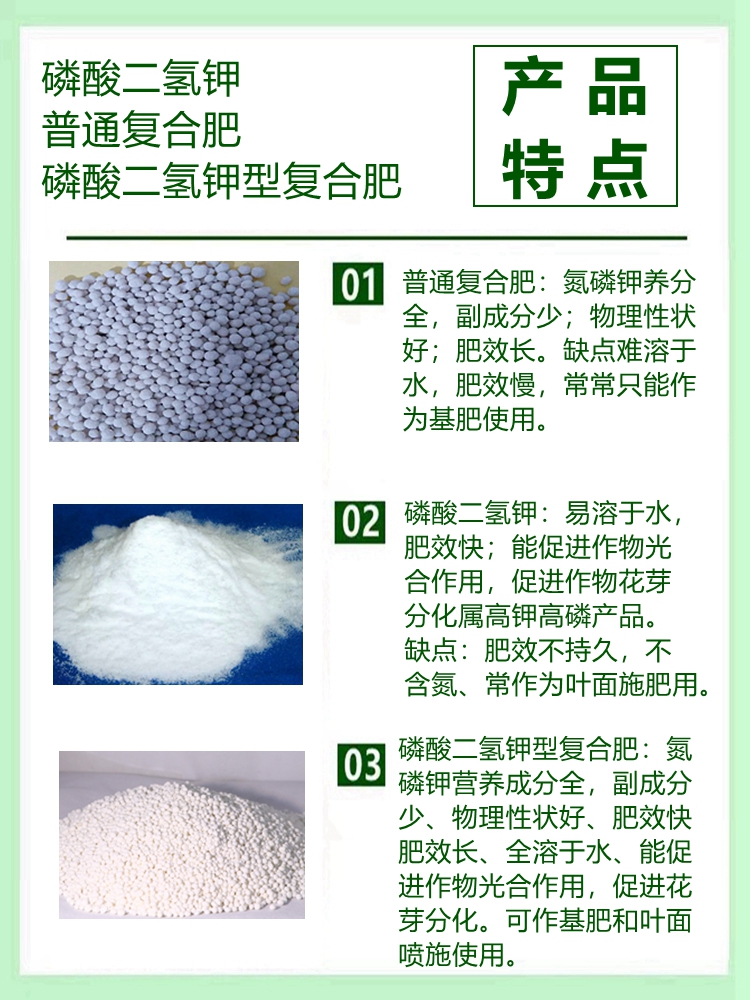 速溶磷酸二氢钾型复合肥通用型氮磷钾叶面肥家庭养花盆栽专用肥料 - 图1