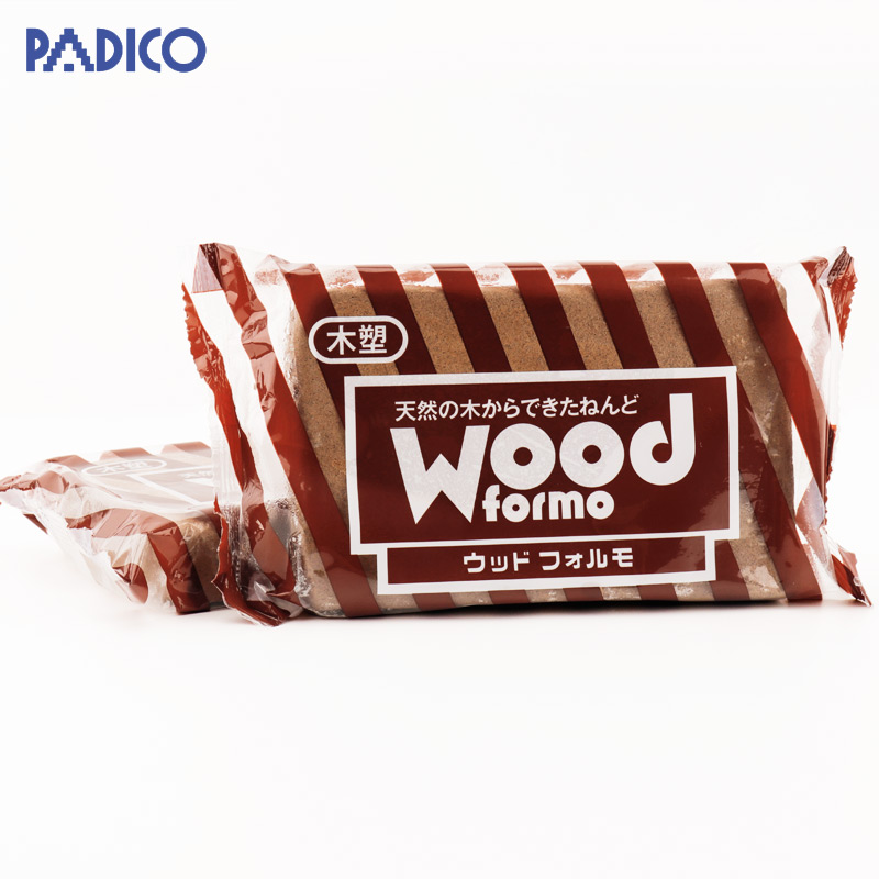 日本进口PADICO帕蒂格木质黏土WoodFormo木粘土木塑土饼干土500克-图3