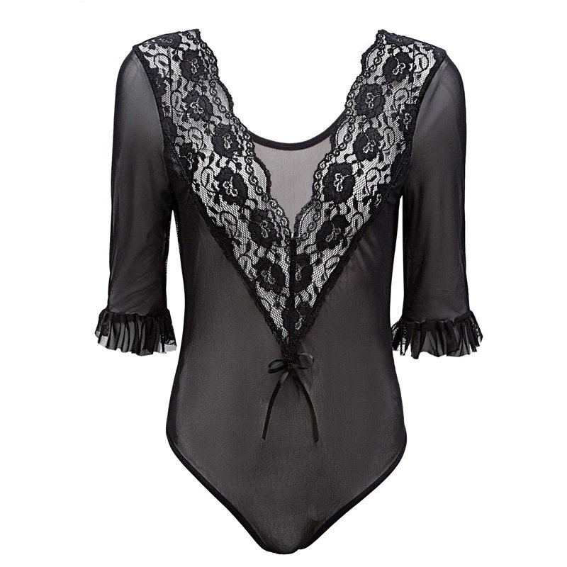 火辣性感女夏私房激情蕾丝透明睡衣 gfm服饰睡裙