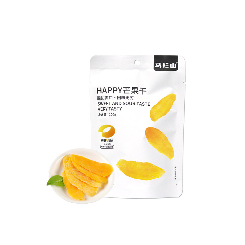 马栏山 100g休闲食品水果果脯芒果干 马栏山食品芒果干