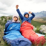 Дорожный удерживающий тепло спальный мешок для матери и ребенка, увеличенная толщина